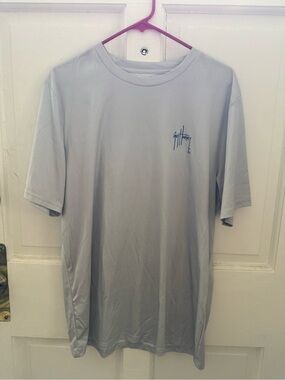 Guy Harvey Light Gray Short Sleeve Crew Tee